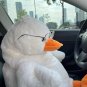 Dumb Duck Kawaii Stuffed Animals Soft Comfortable Throw Pillow White Doll