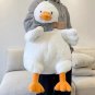 Dumb Duck Kawaii Stuffed Animals Soft Comfortable Throw Pillow White Doll