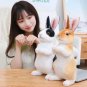 Simulation Kawaii Long Ears Realistic Rabbit Plush Toy Lifelike Animal Stuffed Doll Toys