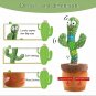 1PC Dancing Cactus Learning to Talk 120 Songs Twisting Doll Soft Plush Wiggling Recording Doll