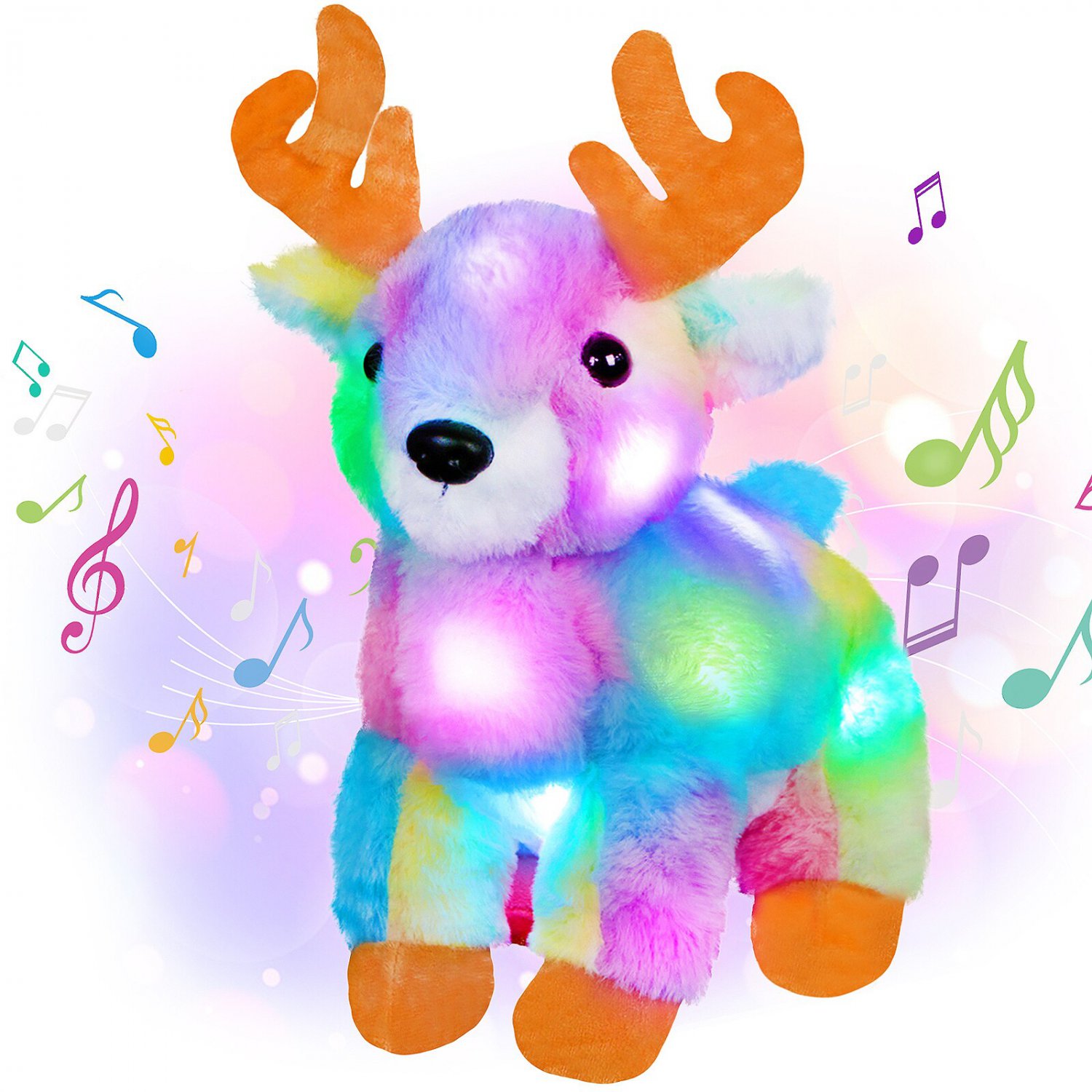 Lullabies Musical Cute Deer Stuffed Animals Kawaii Gifts High Quality Funny Toys Songs