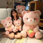 35-55cm Soft Teddy Bear Plush Toys Fruit Bear Super Big Strawberry Hugging Pillow