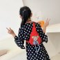 Cute Children's Chest Bag Canvas Cartoon Dressing Bear Children's Chest Bag