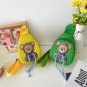 Cute Children's Chest Bag Canvas Cartoon Dressing Bear Children's Chest Bag