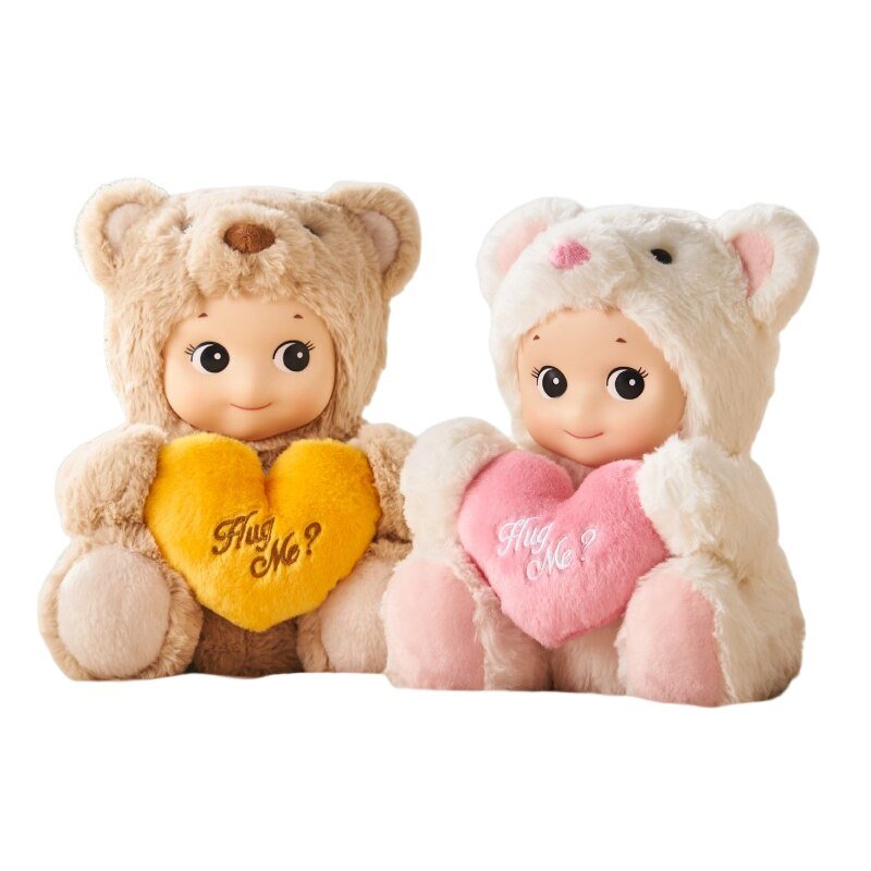 Sonny Angel Huggable Bear Doll Stuffed Animals Plush Collection Doll Cuddly Bear