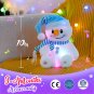 Musical LED Light Doll Plush Toys Snowman Luminous Glowing Throw Pillows Gift Cotton Cute