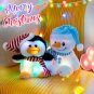 Musical LED Light Doll Plush Toys Snowman Luminous Glowing Throw Pillows Gift Cotton Cute