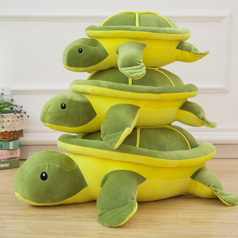 Little Turtle Plush Toy Turtle Soft Pillow Cushion Backrest Big Eyed Turtle Doll Children's