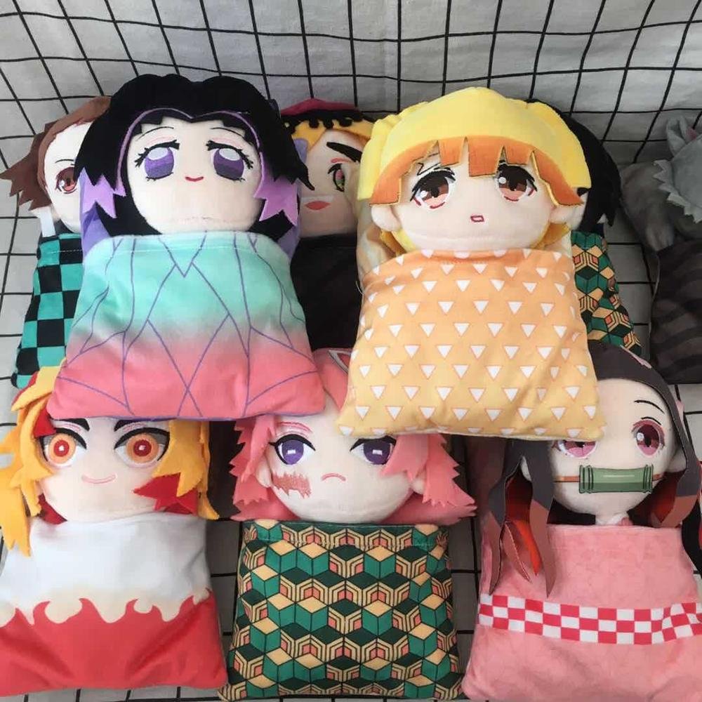 9 Different Styls Demon Slayer Funny Cute Sleep