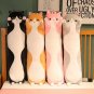 50cm-130cm Kawaii Soft Long Cat Pillow Plush Toy Stuffed Pause Office Nap Pillow Bed Sleep