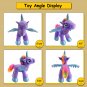 14'' Glow Unicorn Light Up Stuffed Animal Soft LED Horse Plush Toy Glitter Gift for Kids Boys Girls