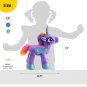 14'' Glow Unicorn Light Up Stuffed Animal Soft LED Horse Plush Toy Glitter Gift for Kids Boys Girls