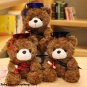 23cm Cute Dr. Bear Plush Toy Stuffed Soft Kawaii Teddy bear Animal Dolls Graduation Gifts