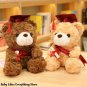 23cm Cute Dr. Bear Plush Toy Stuffed Soft Kawaii Teddy bear Animal Dolls Graduation Gifts