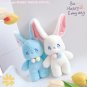 Personality trend creative Cute soft sheep rabbit plush doll pendant keychain