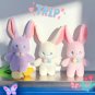 Personality trend creative Cute soft sheep rabbit plush doll pendant keychain