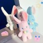 Personality trend creative Cute soft sheep rabbit plush doll pendant keychain