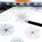 22pcs Creative Interlocking Gears Wheels Drawing Toys Set Educational Toy for Children Painting