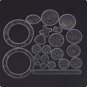 22pcs Creative Interlocking Gears Wheels Drawing Toys Set Educational Toy for Children Painting