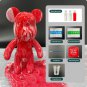 Kids New 23CM White Embryo Liquid Acrylic Color Handmade Artcrafts Graffiti DIY Fluid Paint Bear
