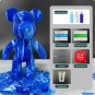 Kids New 23CM White Embryo Liquid Acrylic Color Handmade Artcrafts Graffiti DIY Fluid Paint Bear