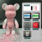 Kids New 23CM White Embryo Liquid Acrylic Color Handmade Artcrafts Graffiti DIY Fluid Paint Bear