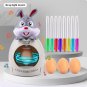DIY Easter Egg Decorating Coloring Kit Egg Spinner Machine with Accessories Birthday Gift
