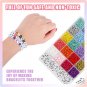 3300PCS Cream Glass Rice Beads 24 Color Set DIY Jewelry Parent Child Interaction 4mm Colorful Letter