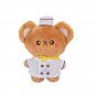 new cute plush Little Yellow Chicken cook Kitchen Bear decoration soft Favorite Keychain