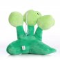 1pcs 17cm Plants vs Zombies Threepeater Gatling Pea Peashooter Plush Doll