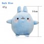 Genuine 14cm Molang Piu Piu Kawaii Cute Plush Chick Rabbit Keychain Pendant Toy Anime Cartoon