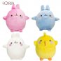 Genuine 14cm Molang Piu Piu Kawaii Cute Plush Chick Rabbit Keychain Pendant Toy Anime Cartoon