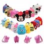 Disney Mickey Stitch Cute Cartoon Kids Plush Backpack Toys Mini School Bag Children's