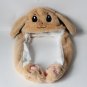 60CM Pokemon Eevee hat Ears Will Move Headband Decorative Winter Protection Rabbit