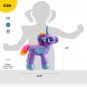 14'' Glow Unicorn Light Up Stuffed Animal Soft LED Horse Plush Toy Glitter Gift for Kids