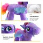 14'' Glow Unicorn Light Up Stuffed Animal Soft LED Horse Plush Toy Glitter Gift for Kids