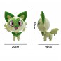 25cm Pokemon Sprigatito Plush Doll Japan Movie Anime Cat Sprigatito Green