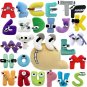 26 Style Alphabet Lore Plush Toys English Letter Plushie Education Doll for Kids and Adults