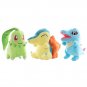 Chikorita Cyndaquil Totodile Plush Doll Pokemon Stuffed Toy Figure Peluche Cartoon