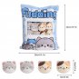 Cute Puddings Snack Pillow Plush Toy Decorative Removable Kitty Cat Dolls Creative Toy