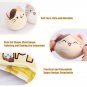 Cute Puddings Snack Pillow Plush Toy Decorative Removable Kitty Cat Dolls Creative Toy