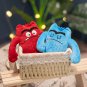 15cm The Color Monster Emotion Plush Toys Baby Appease Plushie Cute Stuffed Dolls
