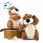 25cm Simulation Wombat Plush Toys Stuffed Wild Animal Beaver Porcellus Mouse Dolls
