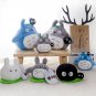 Cute Totoro Plush Toys Small Size Japanese Anime Figure Susuwatari Doll Totoro Kids