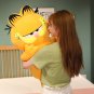 120cm Garfield Fat Angry Cat Plush Toy Animals Lazy Foolishly Tiger Skin Simulation Ugly