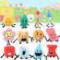 Battle for Dream Island Plush Doll BFDI Toys Leafy Firey Flower Waterdrop Bubble Stuffed Animal