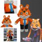 Horror Game Mr. Hopp's Playhouse 2 Plush Toy Mr Hopp Rabbit Mr Stripes Tiger Miss Bo Panda