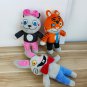 Horror Game Mr. Hopp's Playhouse 2 Plush Toy Mr Hopp Rabbit Mr Stripes Tiger Miss Bo Panda