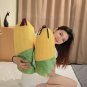 Cartoon Smile Simluation Peanut Corn Plush Toy Cute Kawaii Vegetables Plants Pillow Dolls