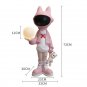 Modern Art Home Decor Pink Astronaut Statue Creative Nordic Sculpture Resin Craft Corridor Lamp